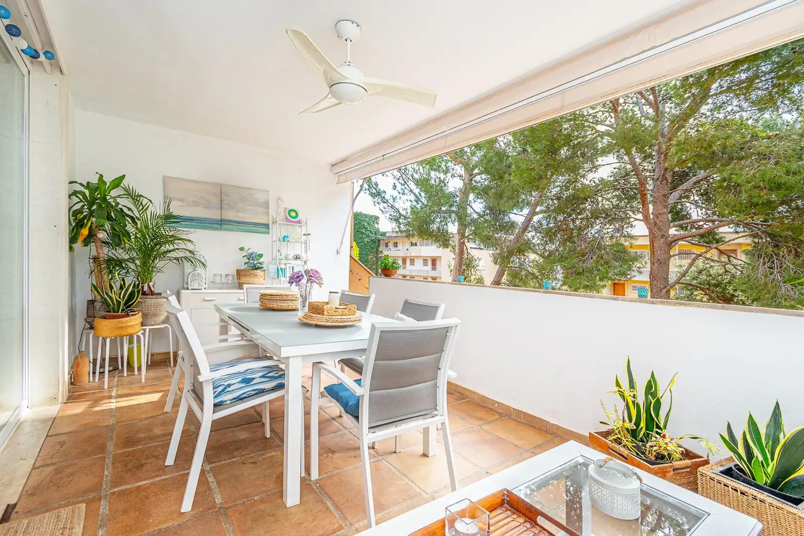 Terraza de Casa adosada en venta en  Palma de Mallorca con Aire acondicionado, Calefacción y Jardín privado