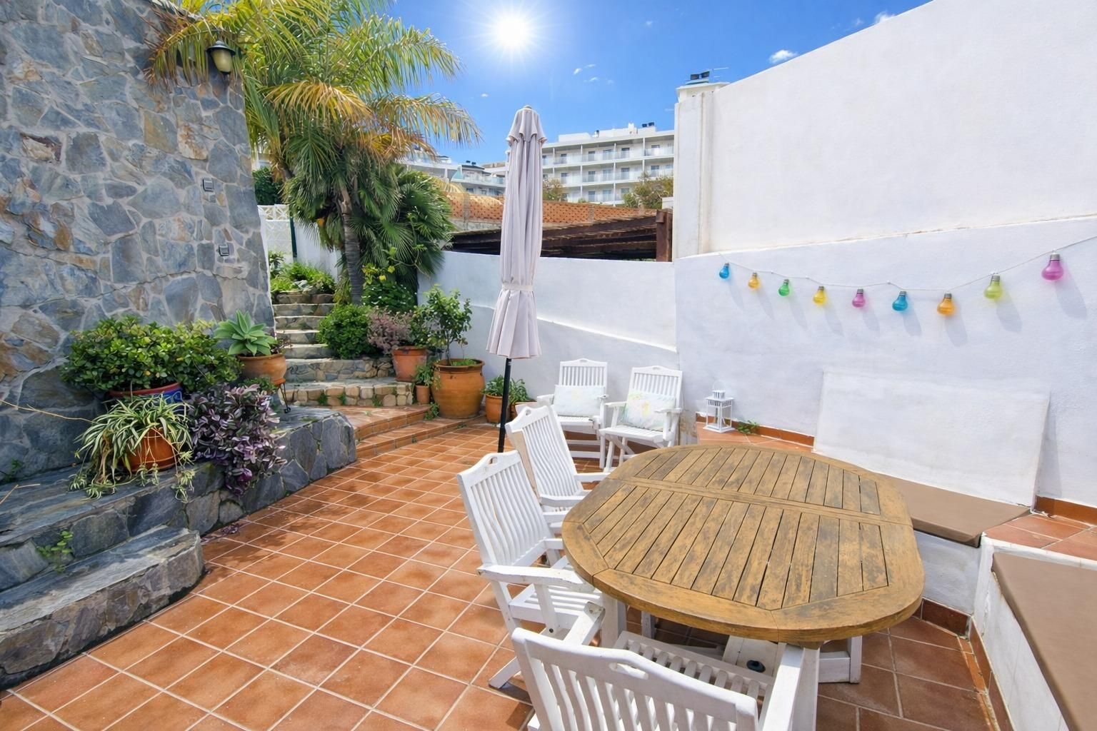 Terrace of House or chalet for sale in Fuengirola  with Air Conditioner, Private garden and Terrace