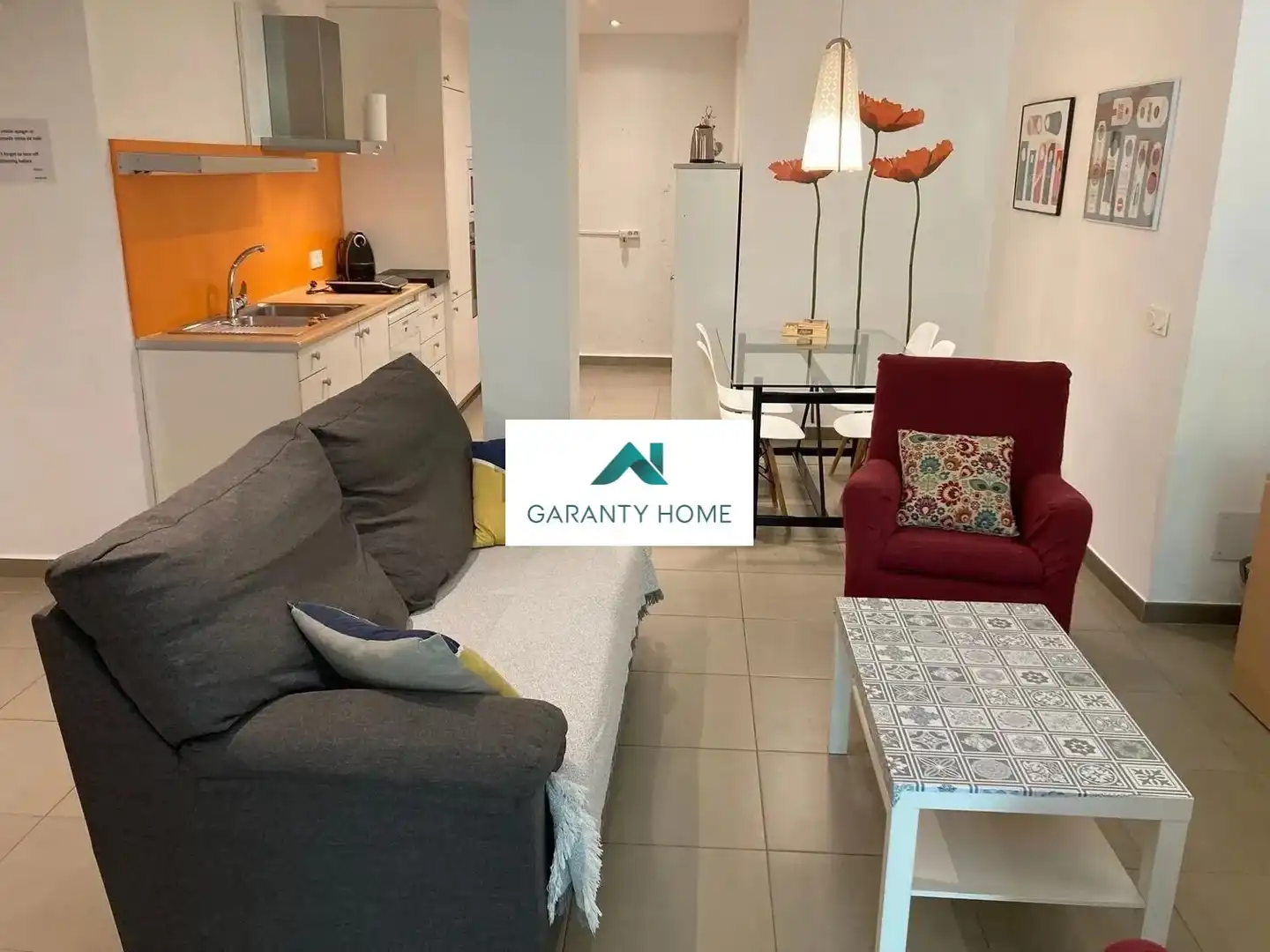 Living room of Flat for rent in Málaga  with Air Conditioner and Furnished