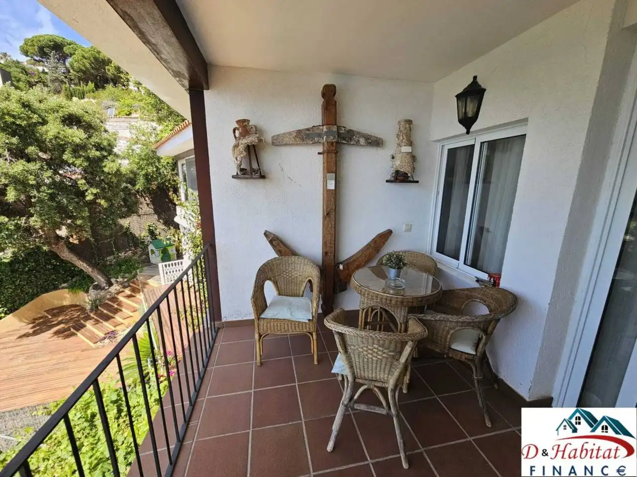Terraza de Casa adosada en venta en Lloret de Mar con Aire acondicionado, Calefacción y Jardín privado