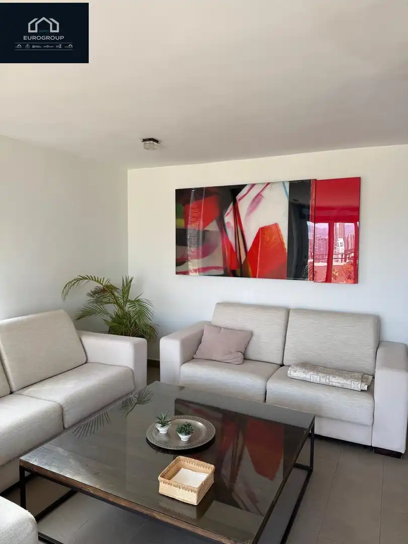 Sala de estar de Ático en venta en Finestrat con Aire acondicionado, Calefacción y Terraza