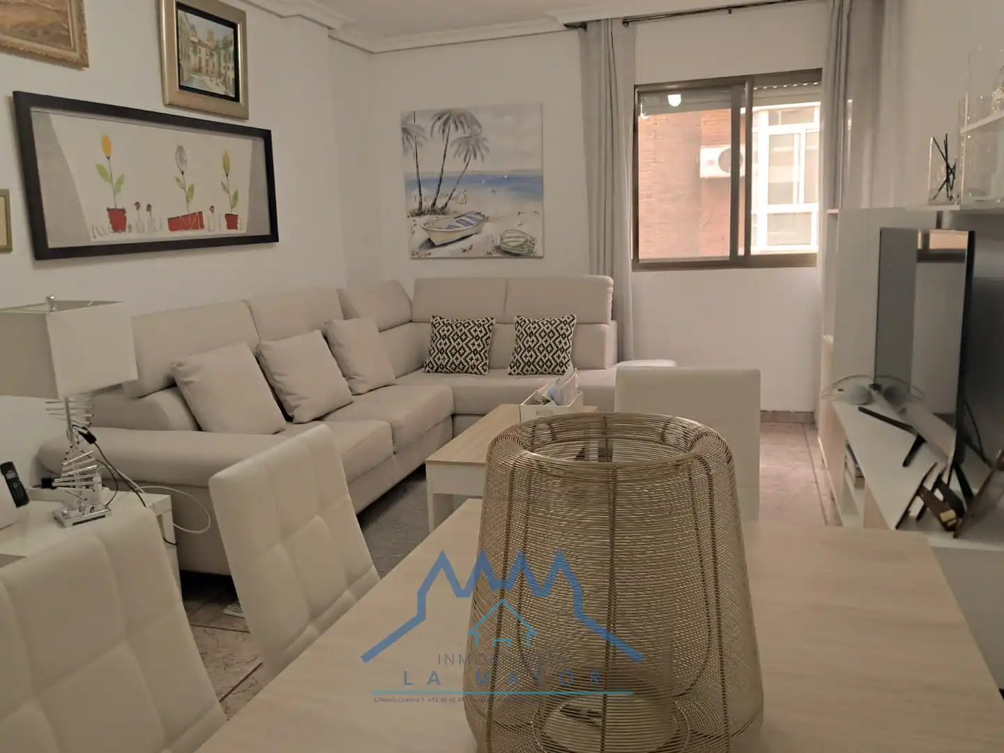Sala de estar de Piso en venta en Ciudad Real con Terraza