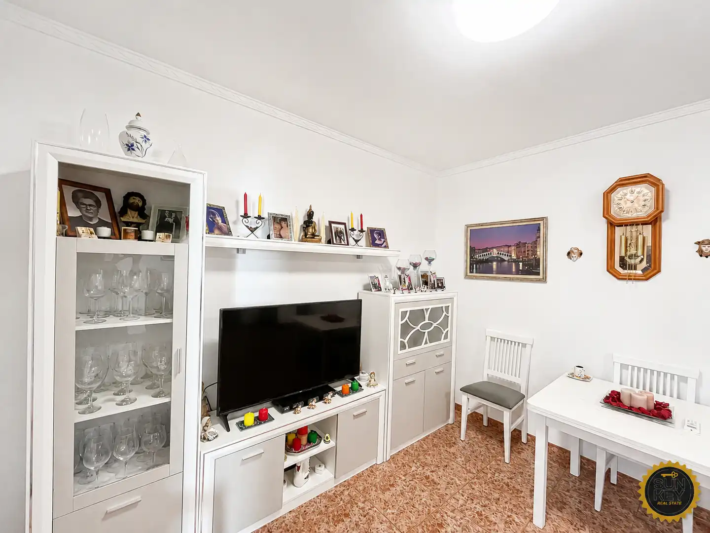 Sala de estar de Casa o chalet en venta en Alhama de Murcia con Amueblado