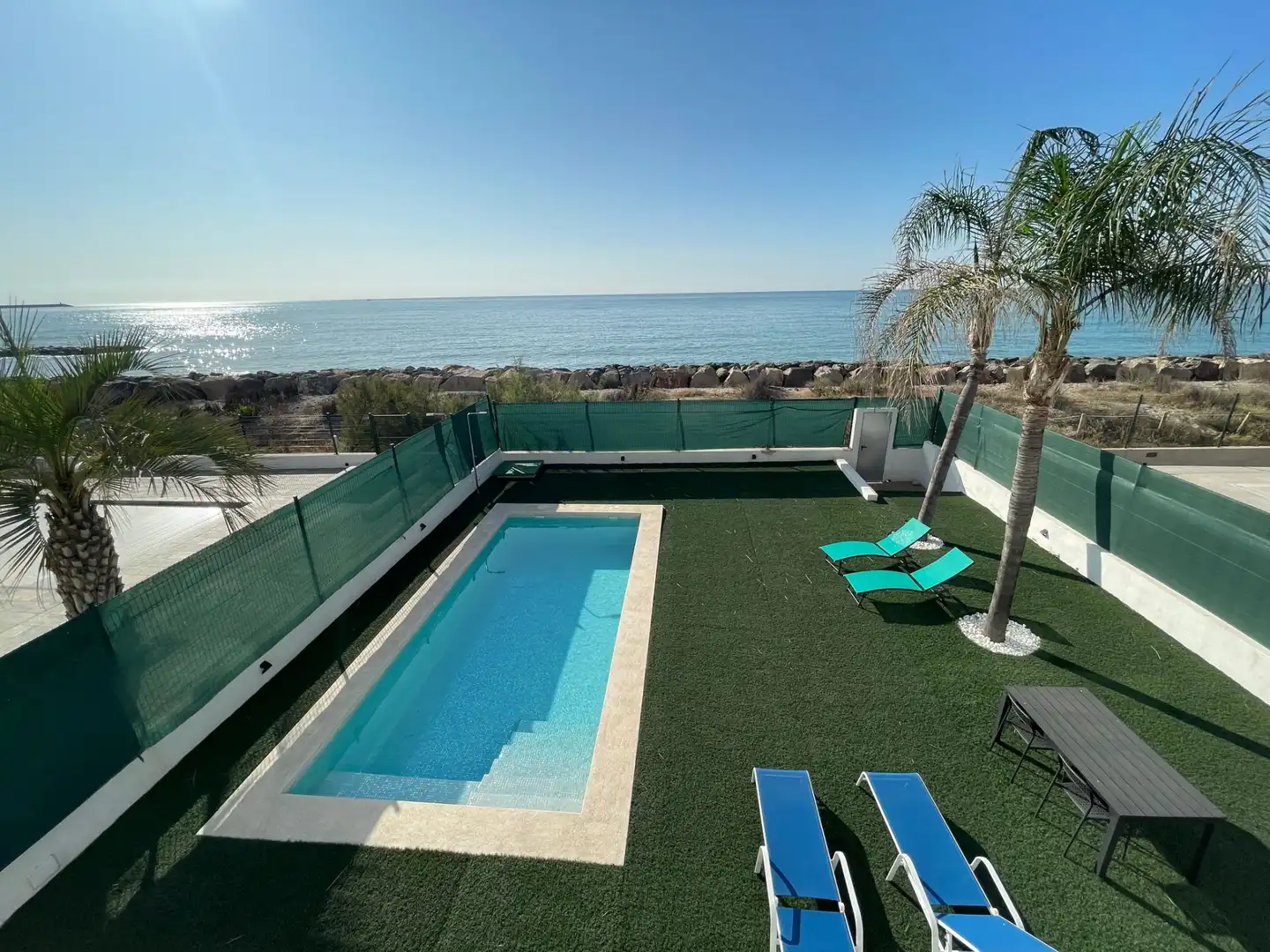 Piscina de Casa o chalet en venta en Burriana / Borriana con Aire acondicionado, Jardín privado y Trastero