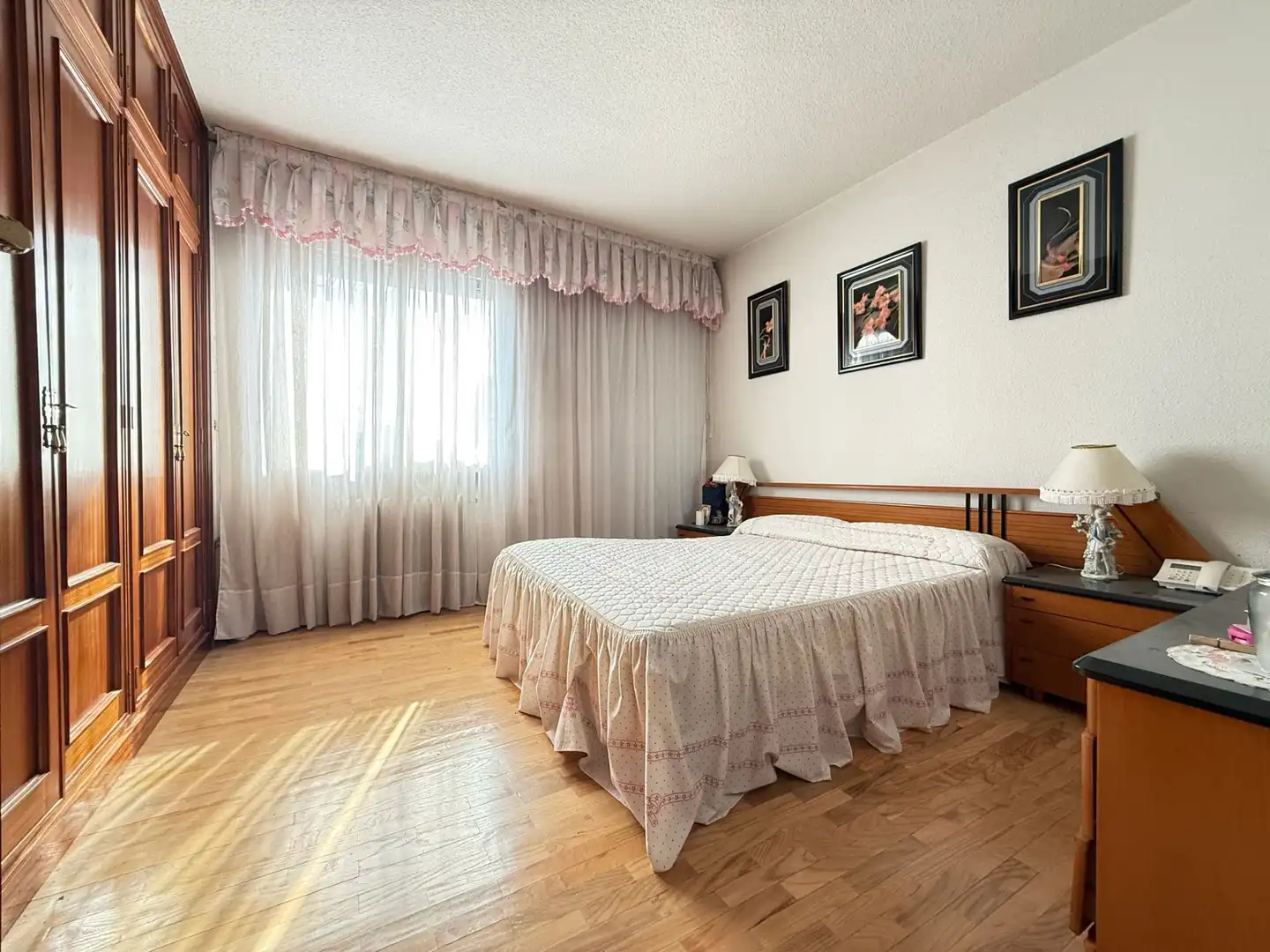 Schlafzimmer von Wohnung zum Verkauf in Móstoles mit Heizung, Parkett und Terrasse