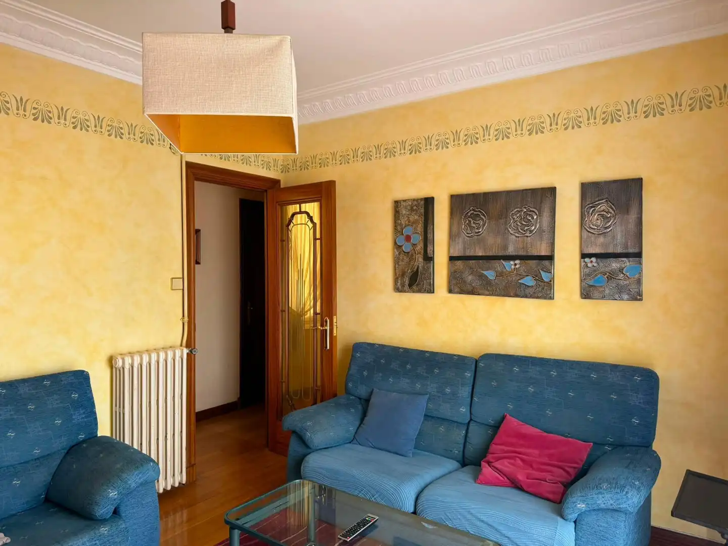 Living room of Flat for sale in Arnedo  with Heating, Parquet flooring and Terrace