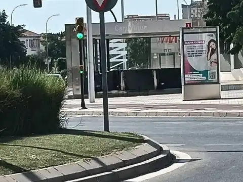 Vista exterior de Piso en venta en Málaga con Aire acondicionado, Amueblado y Lavadora