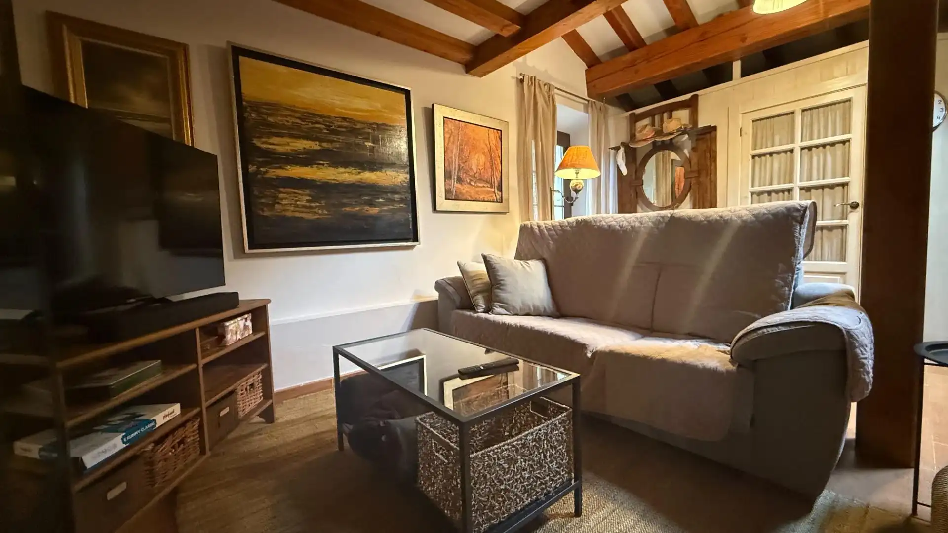 Sala d'estar de Finca rústica en venda en Herrerías