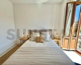Bedroom of Flat to rent in  Valencia Capital  with TV, Balcony and Pets allowed