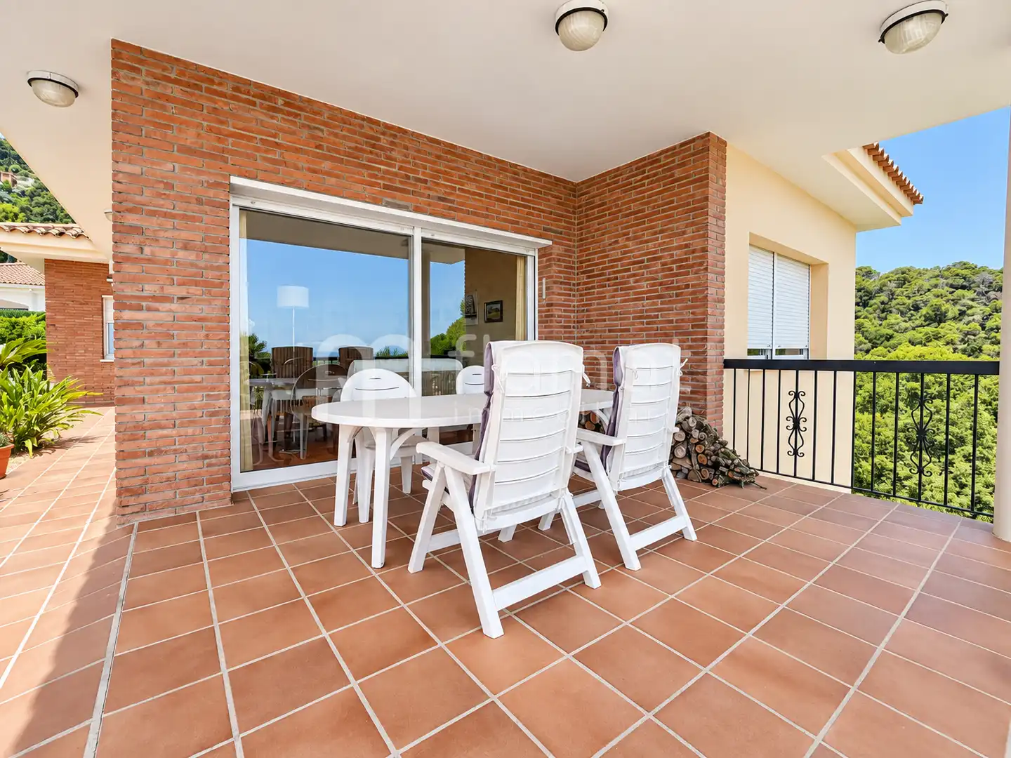Terrassa de Casa o xalet en venda en Palafolls, Barcelona