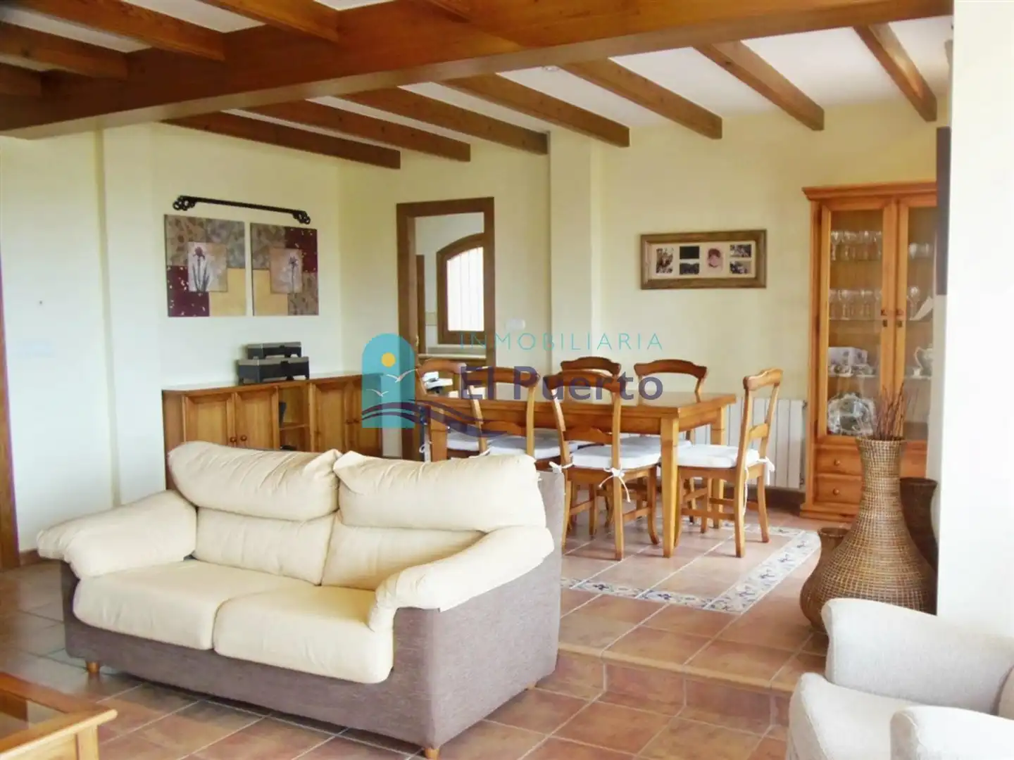 Sala de estar de Casa o chalet en venta en Mazarrón con Calefacción, Jardín privado y Terraza
