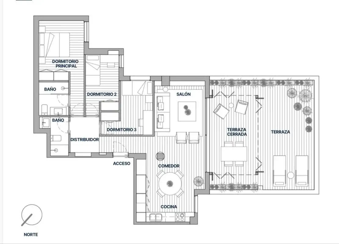 Ático en venta en Madrid con Aire acondicionado, Calefacción y Jardín privado