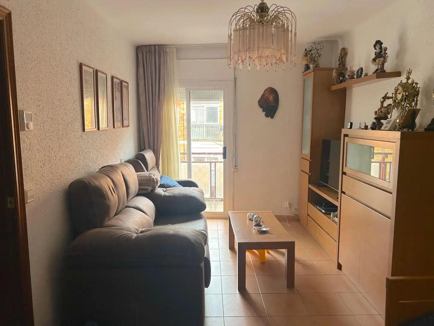 Wohnzimmer von Wohnung zum Verkauf in Mataró mit Heizung und Balkon