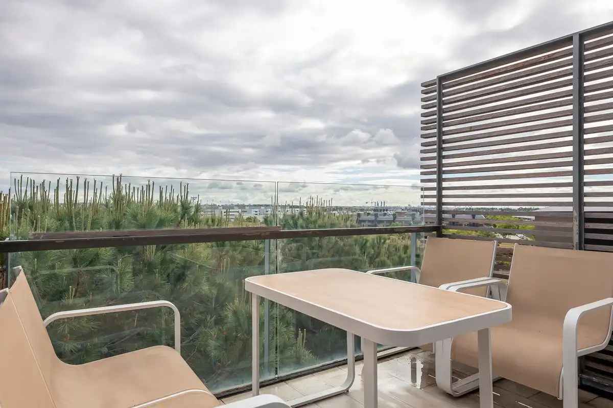 Terrasse von Dachboden zum Verkauf in Majadahonda mit Klimaanlage, Heizung und Privatgarten