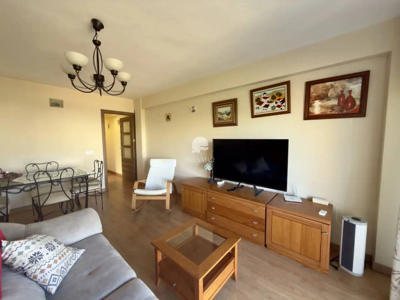 Living room of Flat for rent in Vélez-Málaga  with Terrace and Furnished
