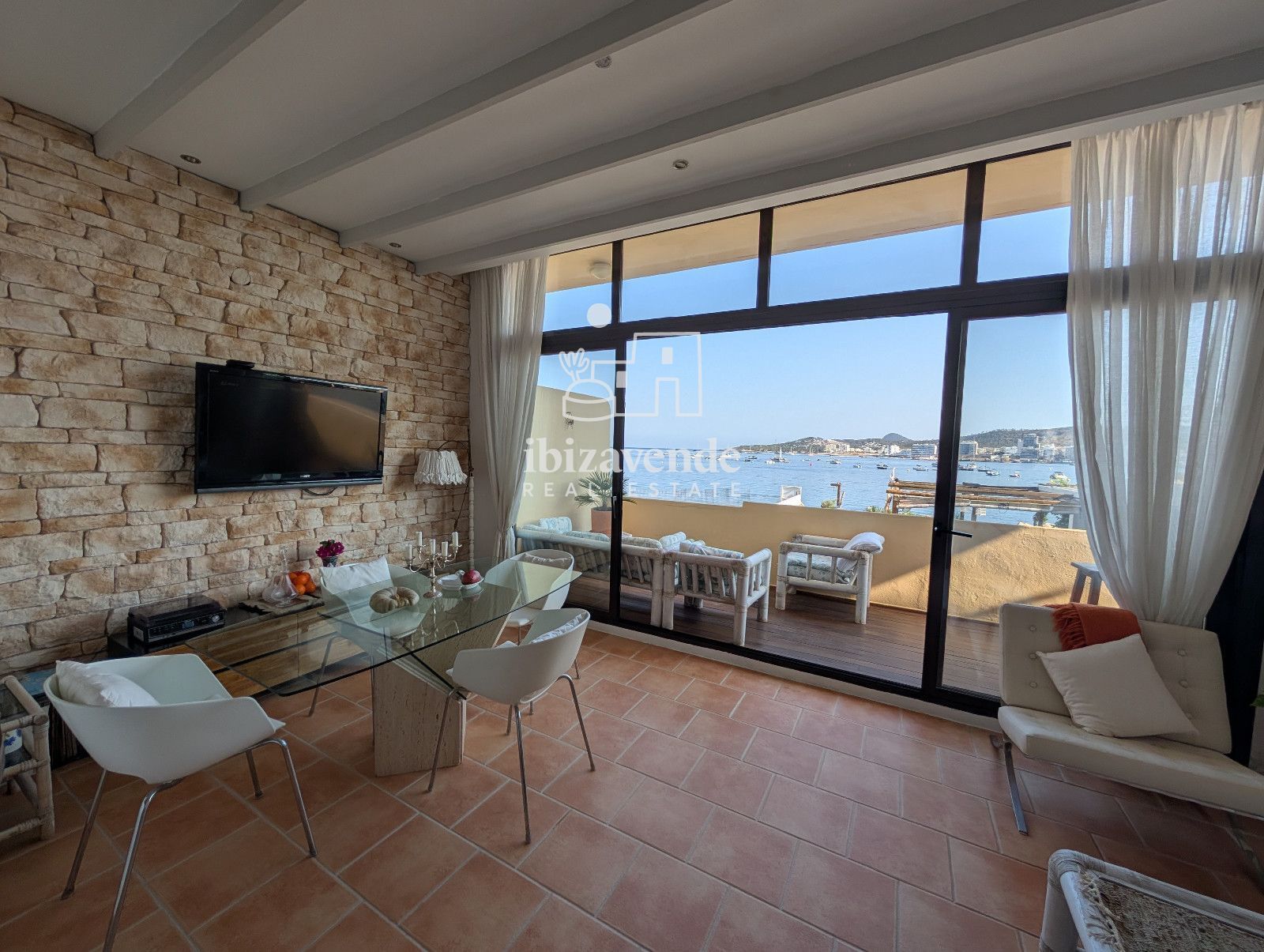 Terrassa de Pis de lloguer en Sant Josep de sa Talaia amb Aire condicionat, Calefacció i Terrassa