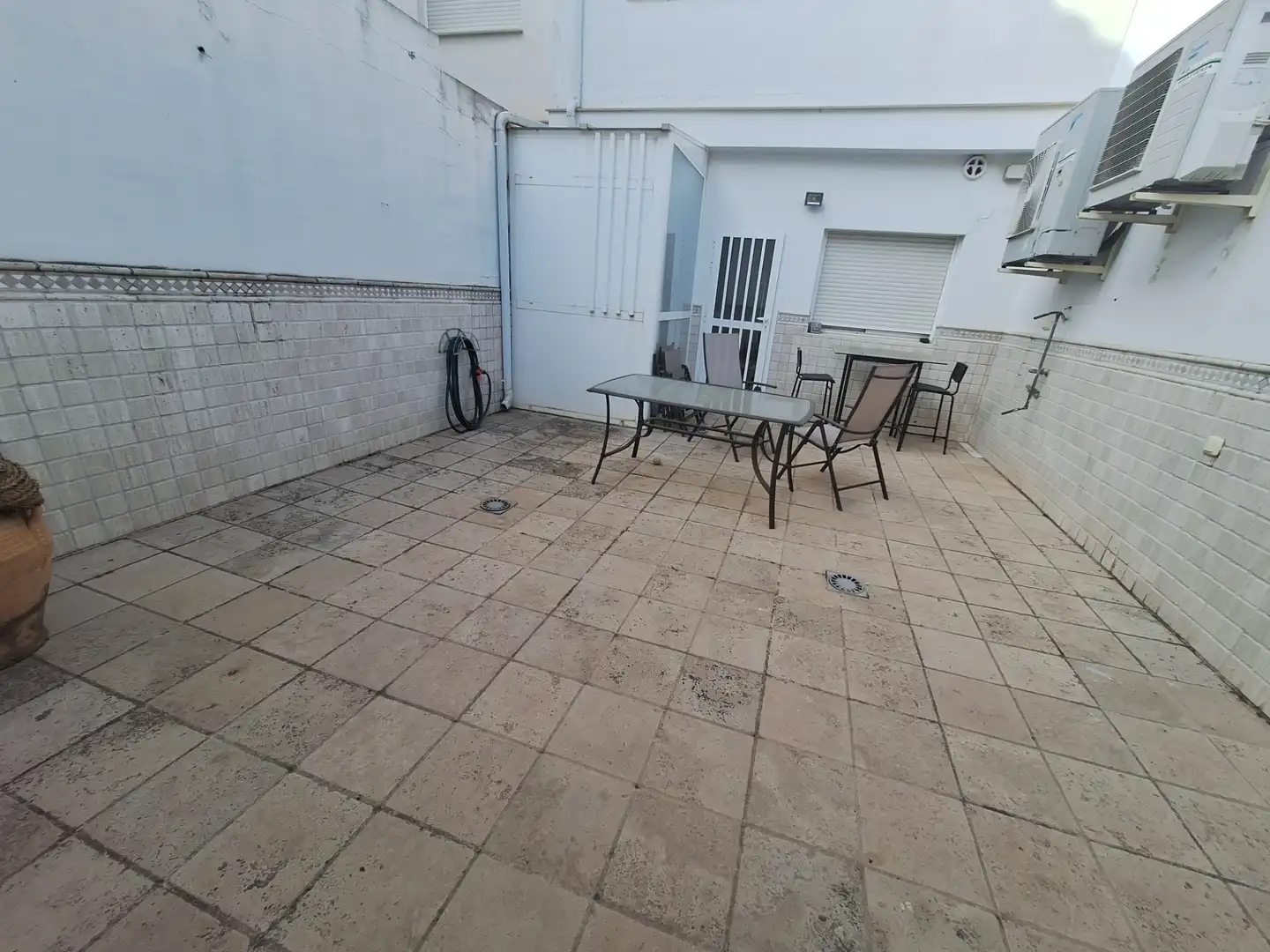 Terrassa de Casa adosada en venda en Sueca amb Aire condicionat, Parquet i Terrassa