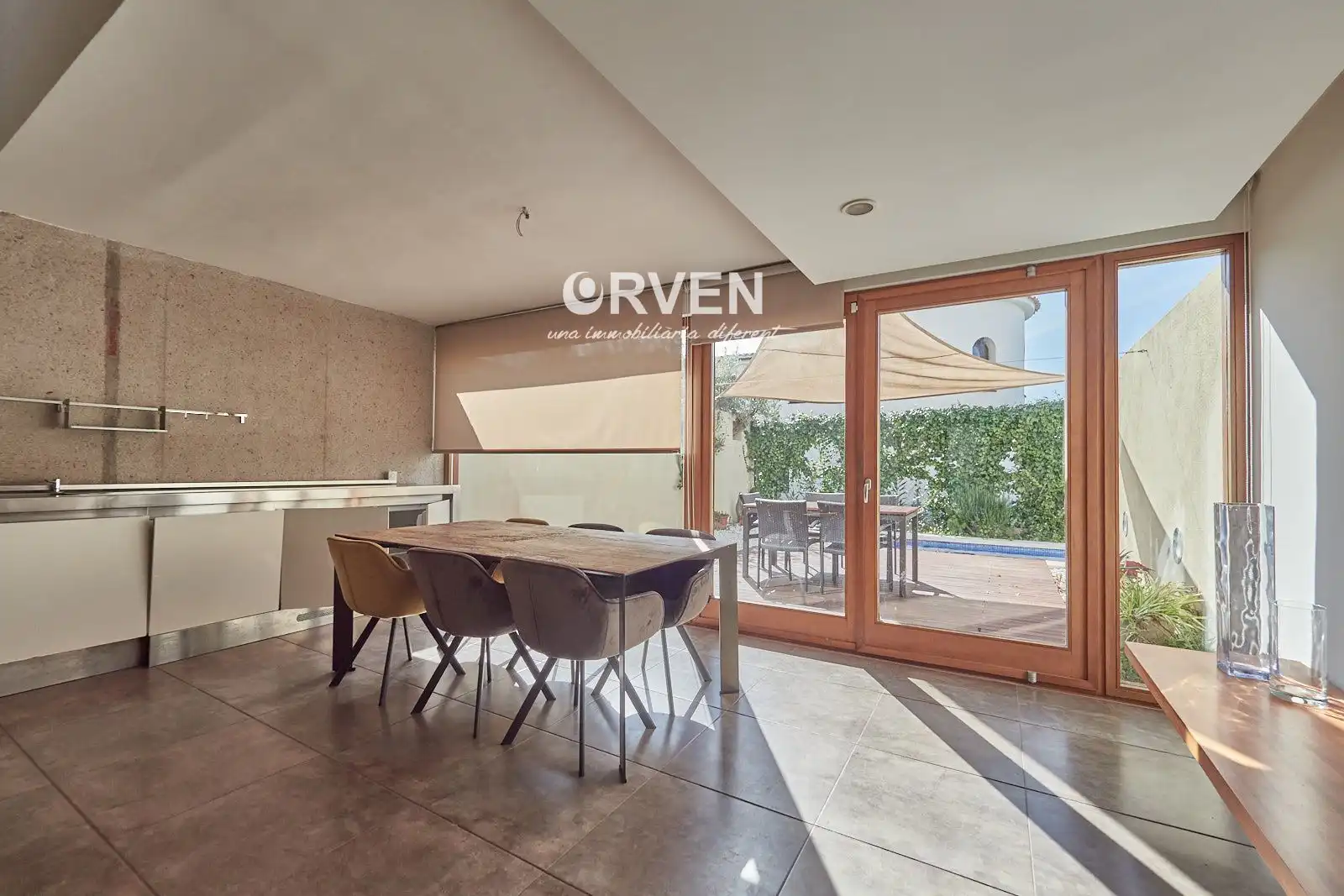 Garden of Detached homes for sale in Torredembarra  with Heating and Swimming Pool