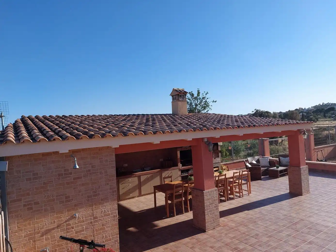 Terrassa de Casa o xalet en venda en Aigües amb Calefacció, Jardí privat i Terrassa