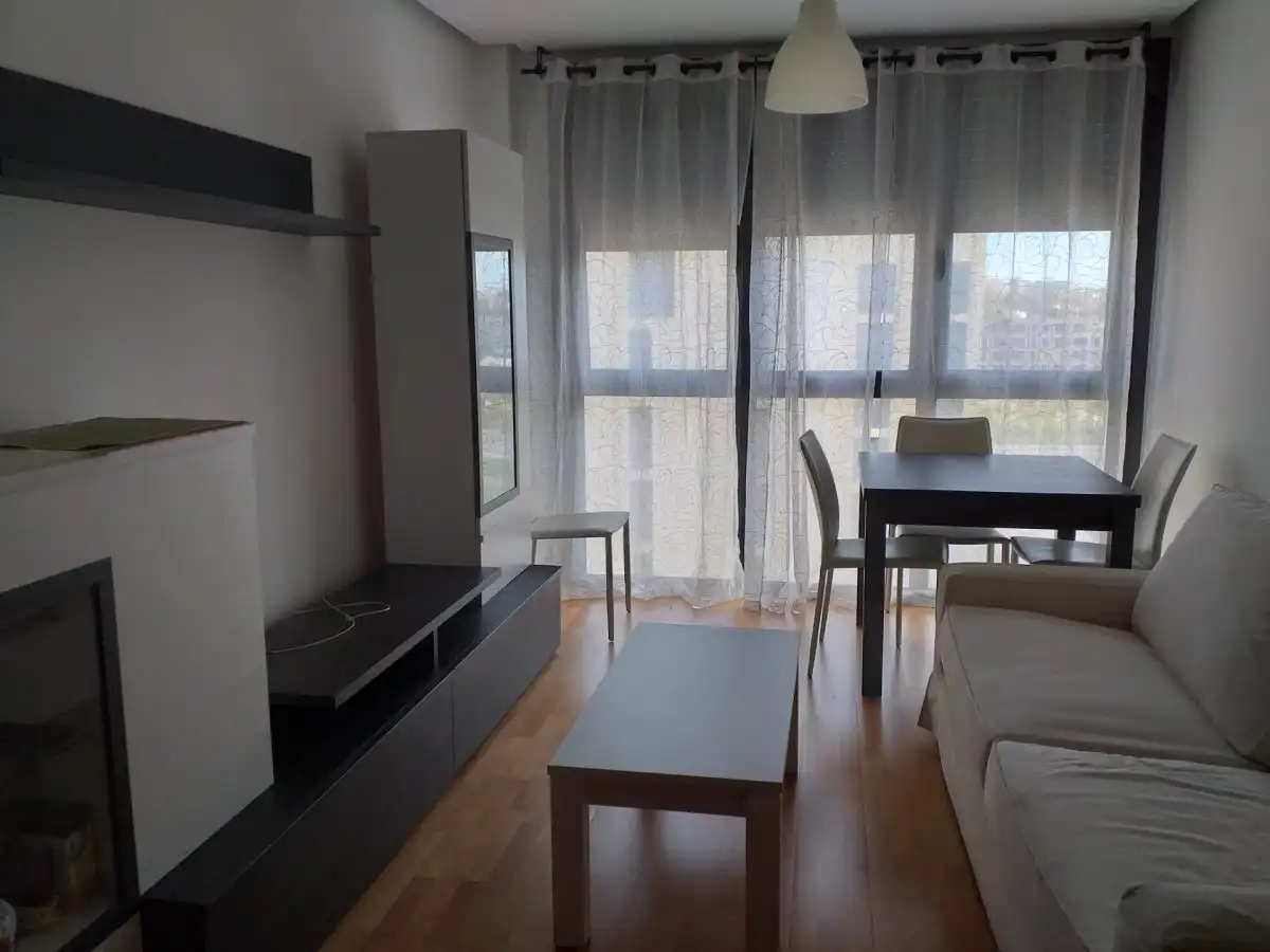 Living room of Flat for rent in Santander  with Heating, Parquet flooring and Storage room