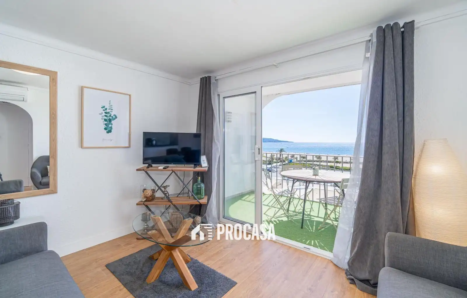 Schlafzimmer von Wohnung zum Verkauf in Empuriabrava mit Klimaanlage, Heizung und Terrasse