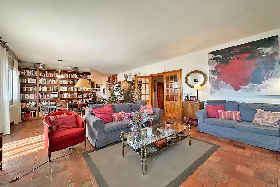 Living room of Houses for sale in Hoyo de Manzanares  with Air Conditioner, Heating and Private garden