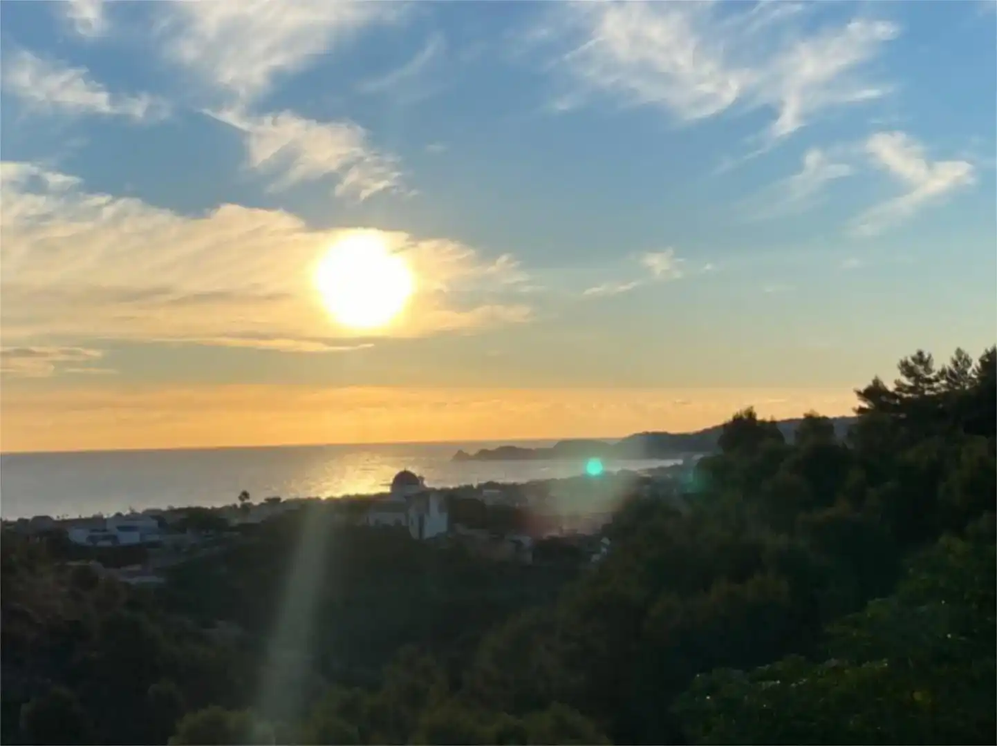 Außenansicht von Wohnung zur Miete in Jávea / Xàbia mit Klimaanlage, Privatgarten und Möbliert