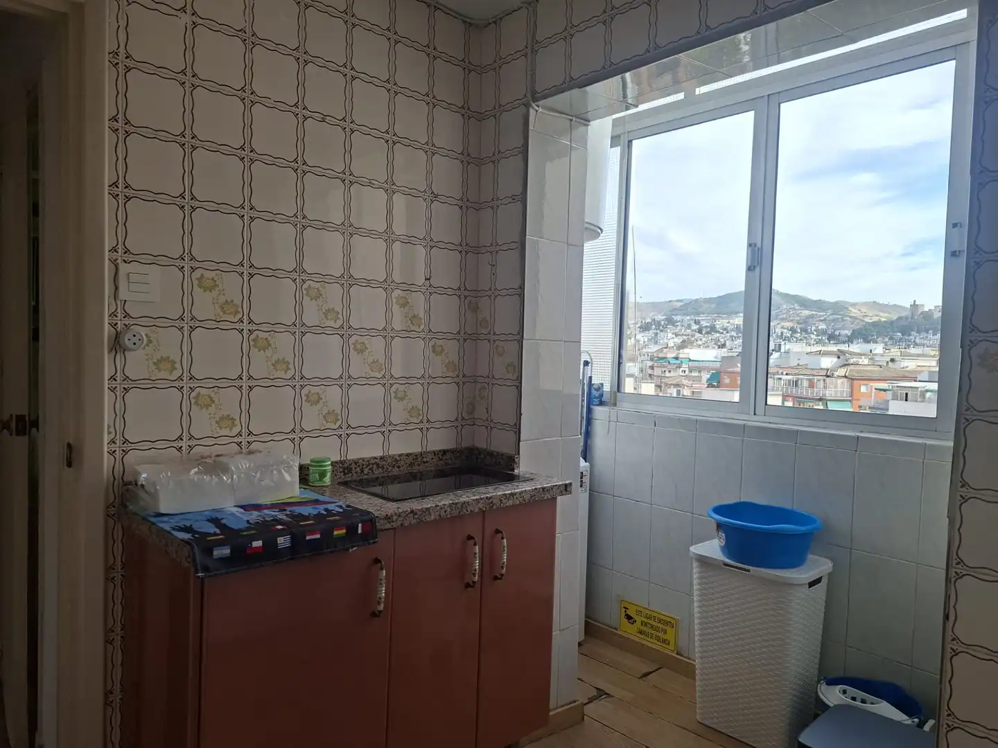 Kitchen of Attic for rent in Granada  with Air Conditioner, Heating and Terrace