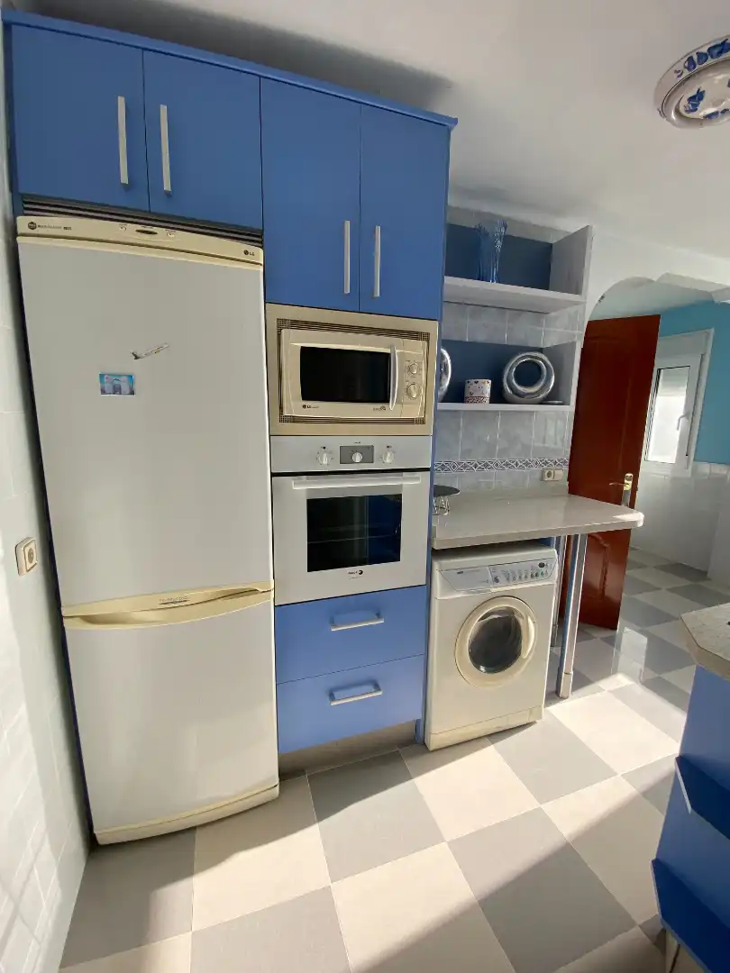 Küche von Wohnung zur Miete in Málaga mit Klimaanlage, Terrasse und Möbliert