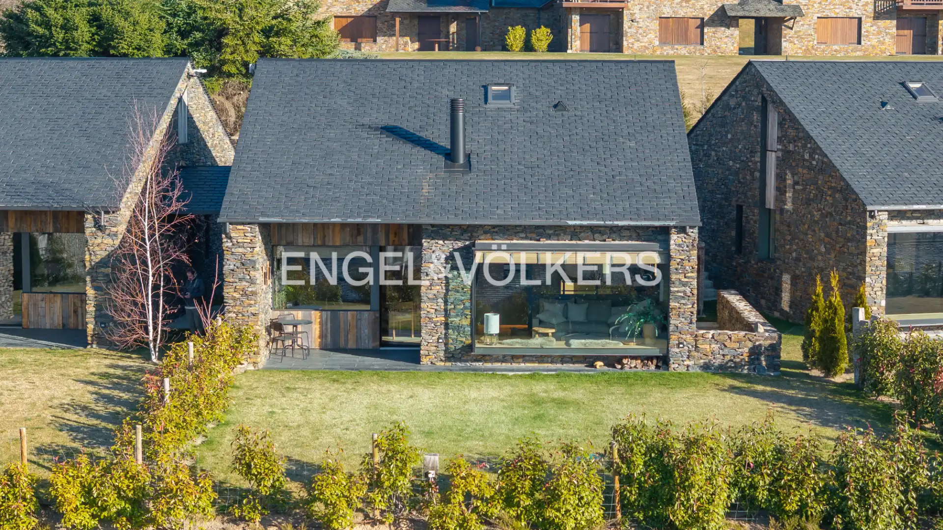 Exterior view of Houses for sale in Ger  with Heating, Private garden and Parquet flooring