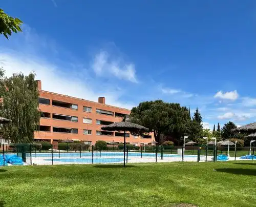 Piscina de Piso de alquiler en Madrid con Aire acondicionado, Calefacción y Parquet