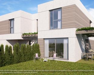 Exterior view of Single-family semi-detached for sale in Alicante / Alacant  with Air Conditioner, Heating and Private garden