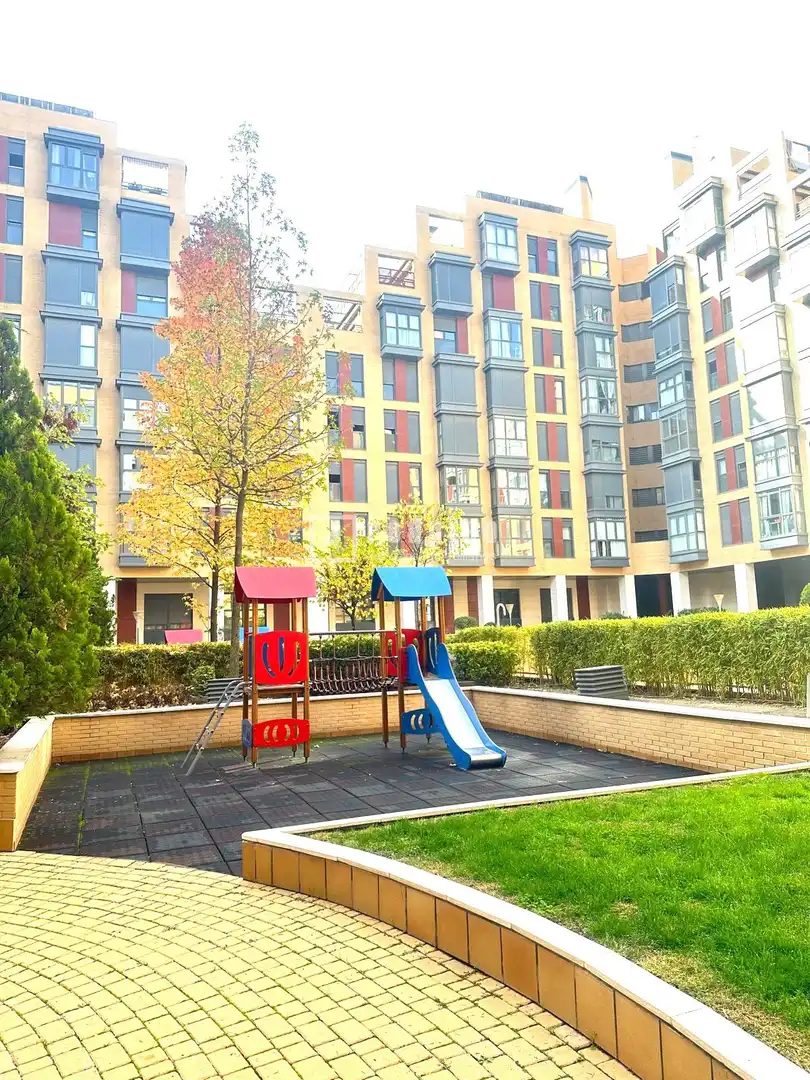 Vista exterior de Estudi en venda en Madrid amb Aire condicionat, Jardí privat i Traster