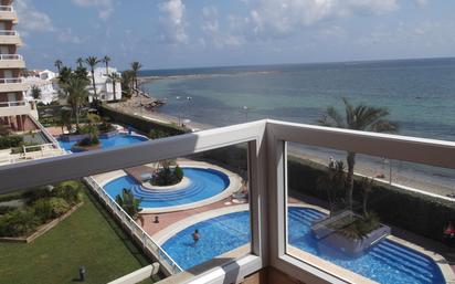 Swimming pool of Apartment for sale in La Manga del Mar Menor  with Air Conditioner, Heating and Private garden