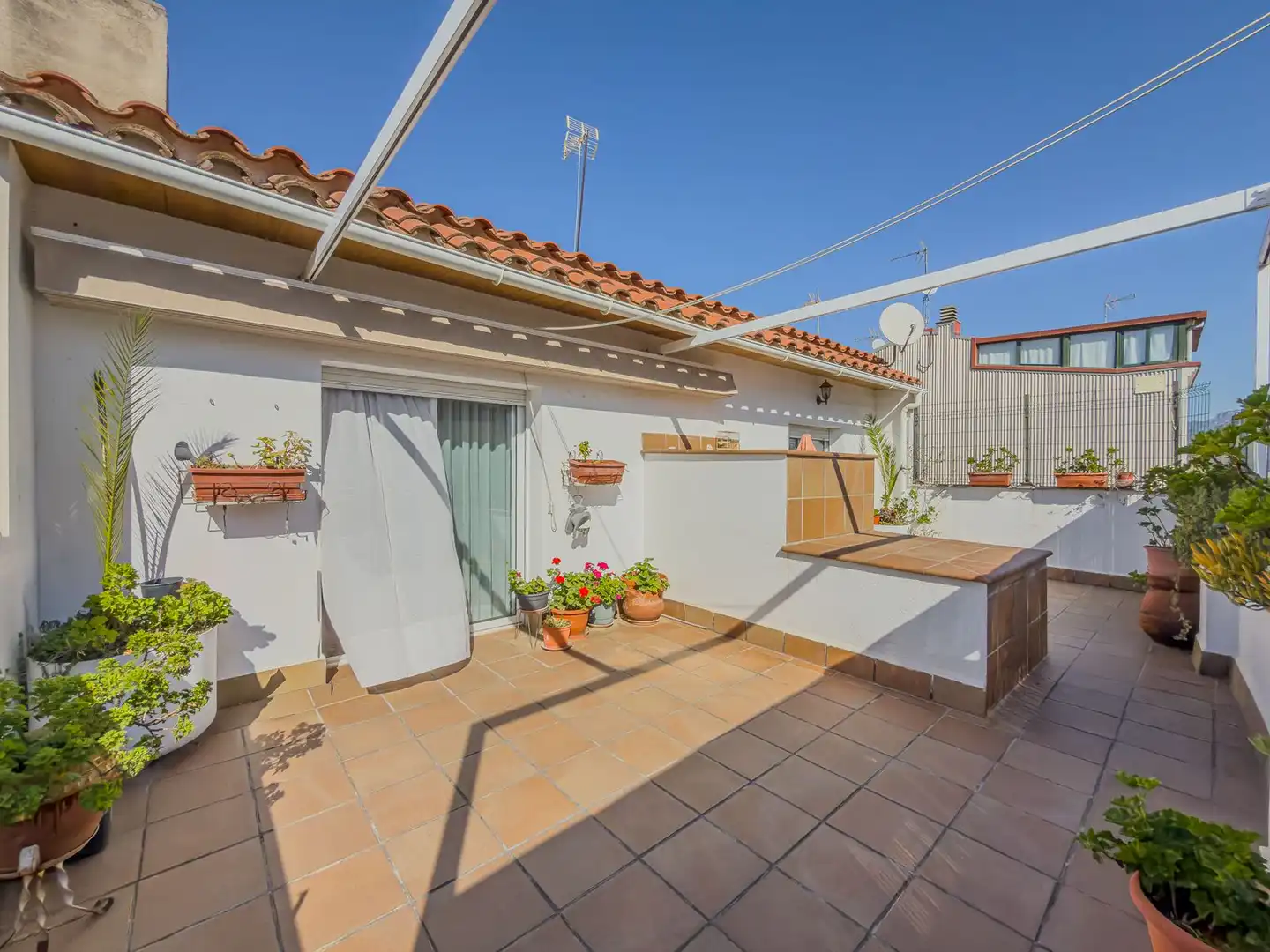 Terrassa de Casa o xalet en venda en Terrassa amb Calefacció, Jardí privat i Terrassa