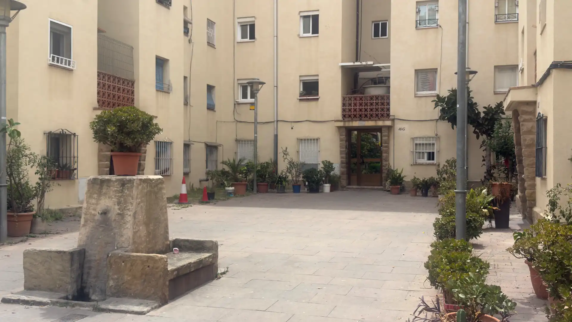 Vista exterior de Pis en venda en Vilanova i la Geltrú amb Aire condicionat, Calefacció i Forn