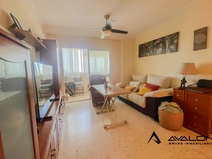 Living room of Flat for sale in  Huelva Capital  with Air Conditioner, Furnished and Balcony