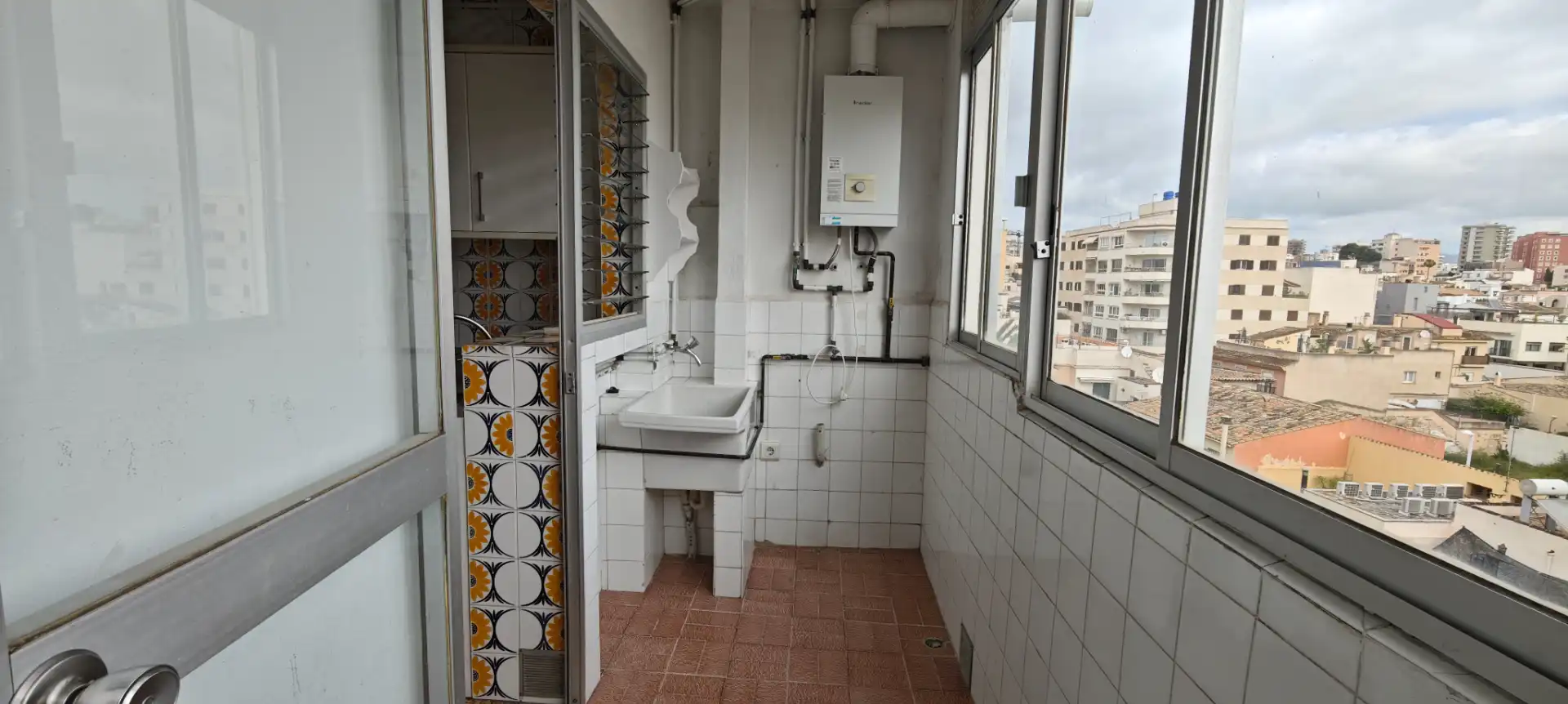 Badezimmer von Wohnung zur Miete in  Palma de Mallorca mit Klimaanlage und Terrasse