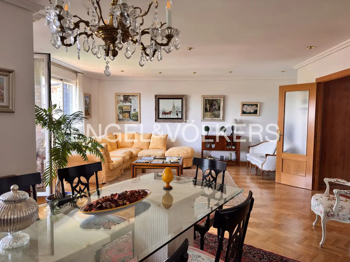 Sala de estar de Ático de alquiler en Majadahonda con Aire acondicionado, Calefacción y Jardín privado
