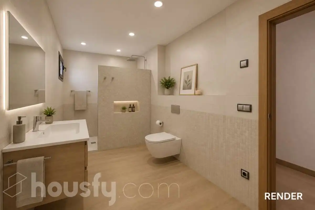 Baño de Casa o chalet en venta en Sant Julià de Ramis con Calefacción, Jardín privado y Terraza