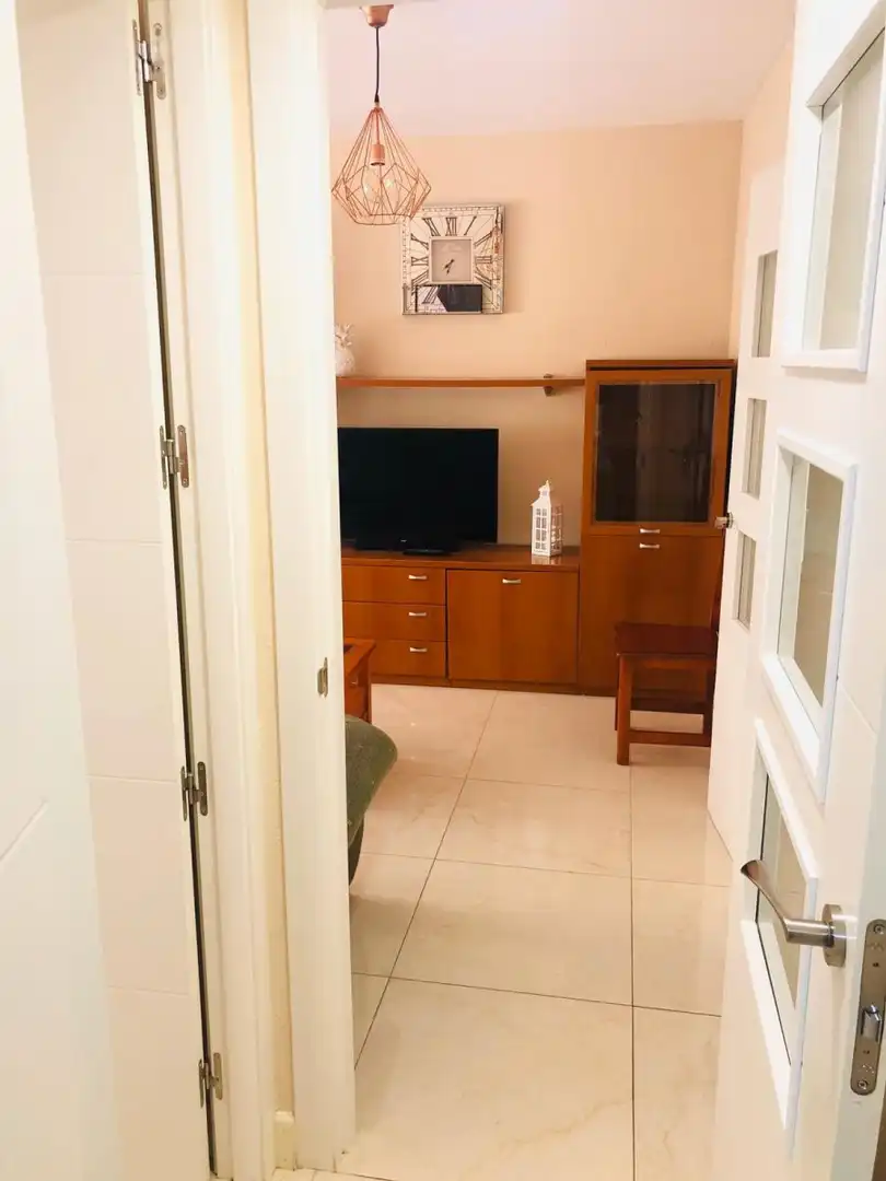 Sala de estar de Apartamento de alquiler en Badajoz con Aire acondicionado y Amueblado