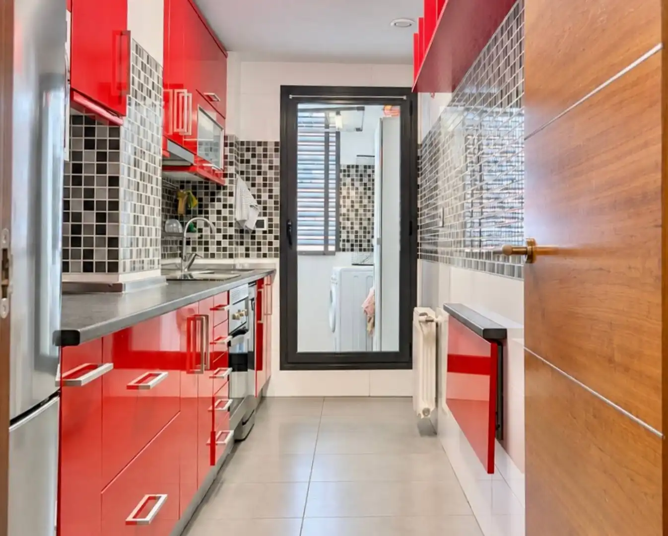Cocina de Piso en venta en Madrid con Calefacción, Jardín privado y Parquet