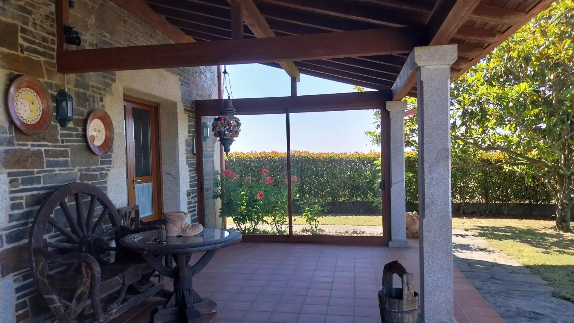 Garden of Houses for sale in Laza  with Private garden, Terrace and Furnished