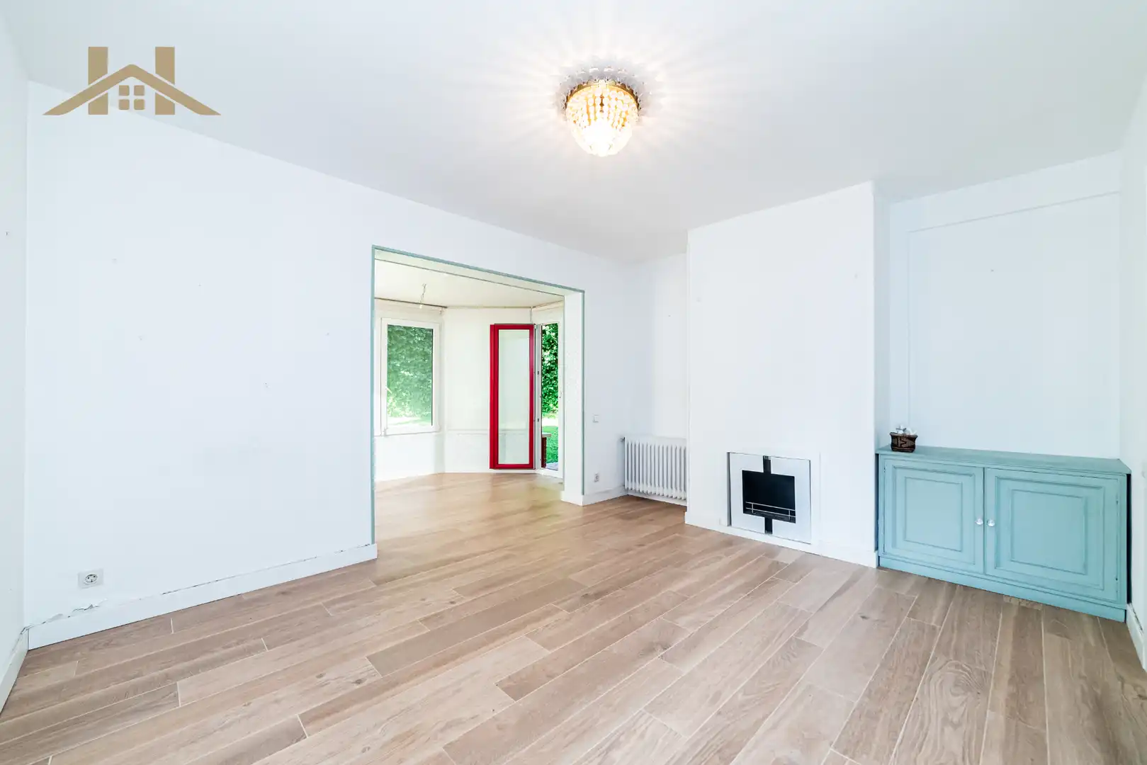Sala d'estar de Casa o xalet en venda en Majadahonda amb Calefacció, Parquet i Terrassa