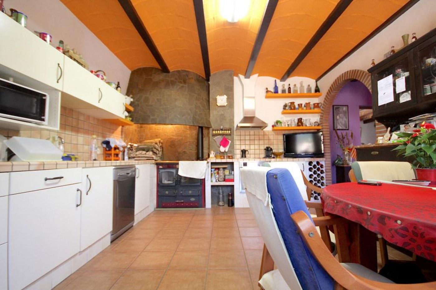 Küche von Country house zum verkauf in Gavet de la Conca mit Heizung, Terrasse und Abstellraum