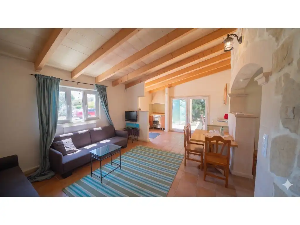 Wohnzimmer von Haus oder Chalet zum Verkauf in Llucmajor mit Klimaanlage, Privatgarten und Terrasse