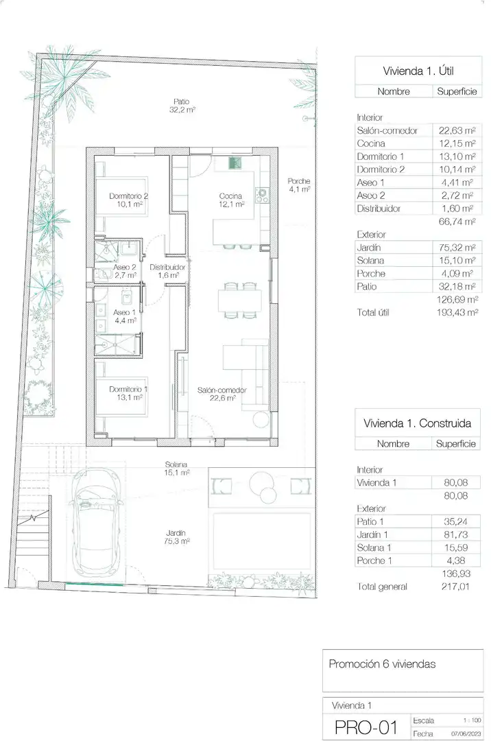 Apartments for sale in San Javier  with Air Conditioner, Heating and Private garden