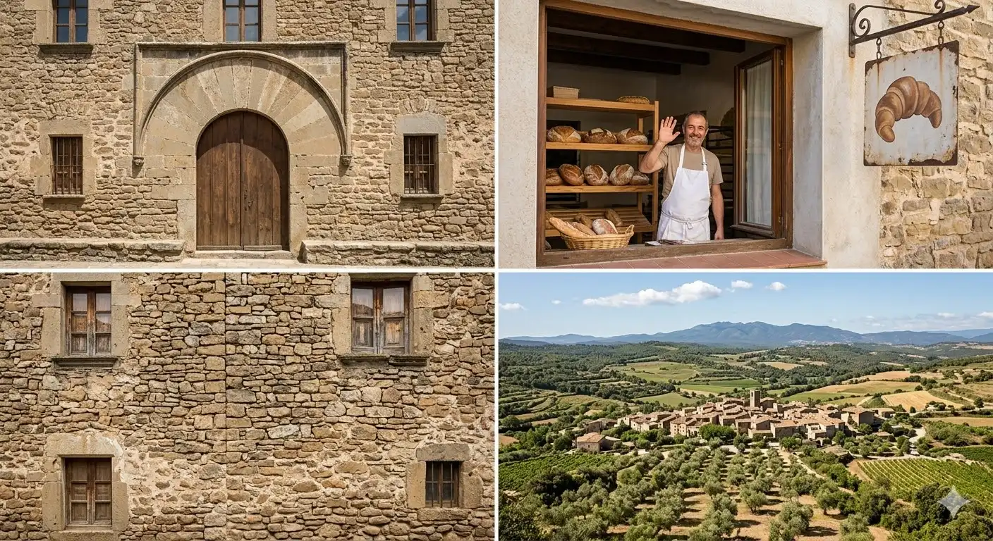 Edifici en traspas en Casserres amb Alarma