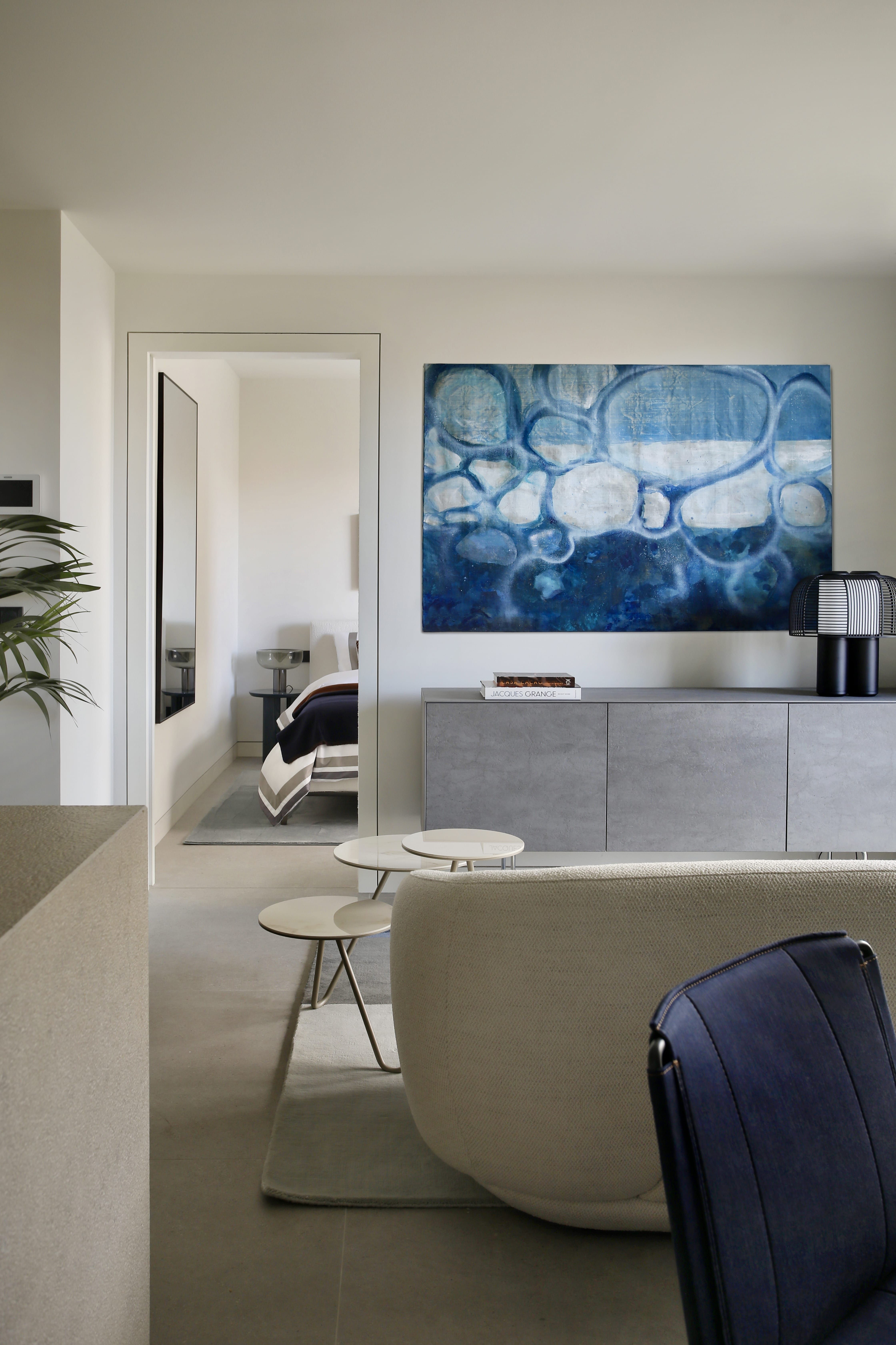 Sala de estar de Apartamento en venta en  Palma de Mallorca con Aire acondicionado, Amueblado y Piscina comunitaria