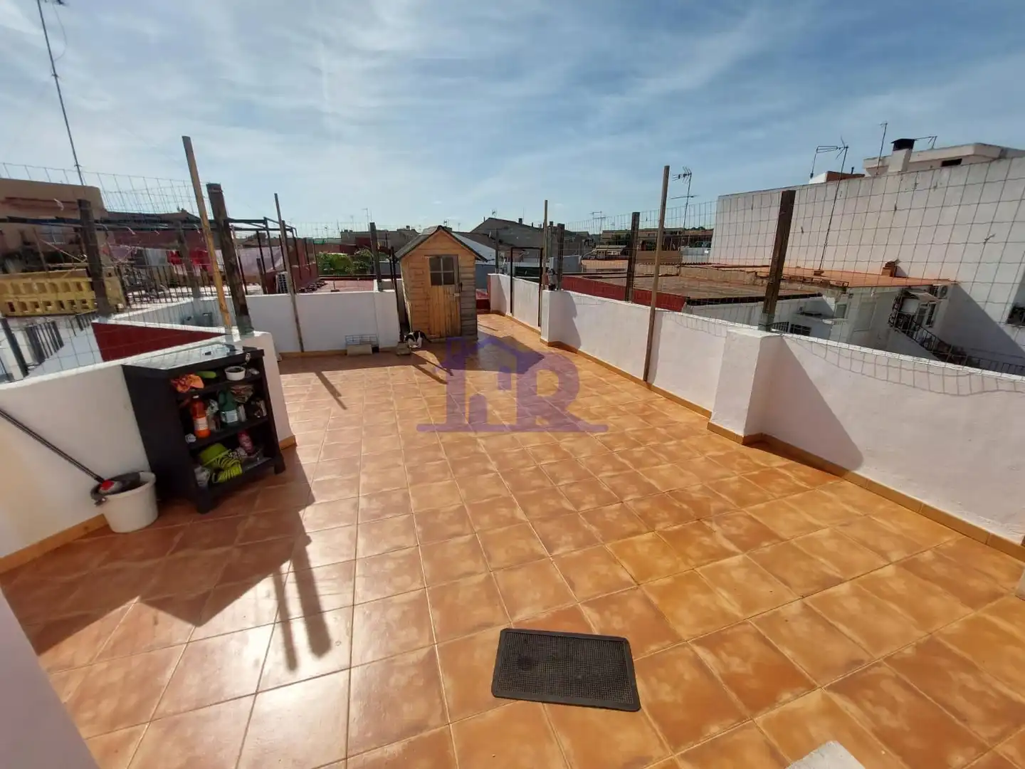Terraza de Casa adosada en venta en Moncada con Amueblado